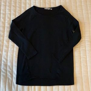 Athleta Coaster Luxe Sweatshirt black S